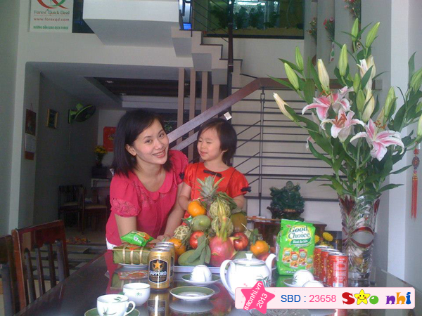 Gia đình bé Nguyễn Ngọc Bảo Trân	