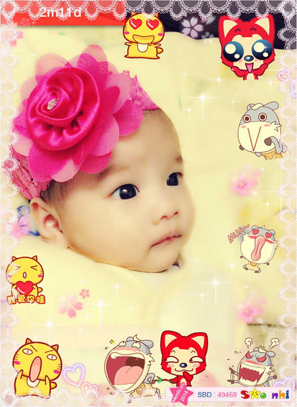 Phùng Khánh Vân 2 tháng tuổi