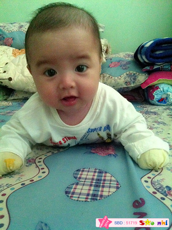 Tam nay con trai duoc 3 thang 3 ngay biet lat lan dau tien !