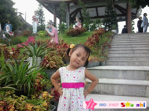 Đi chơi cùng ba mẹ tại Tp Mới Bình Dương