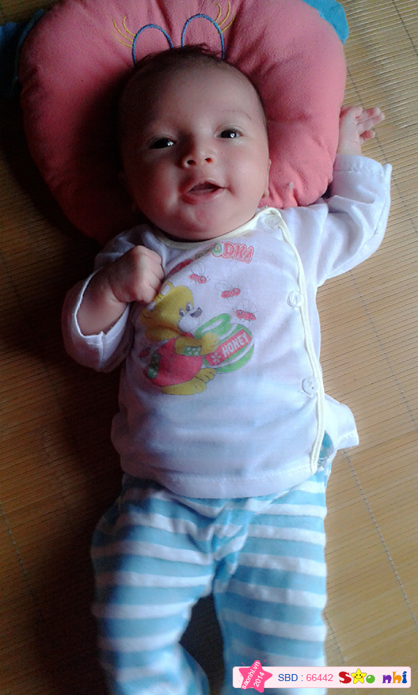 Con được 1 tháng tuổi đây ak! 