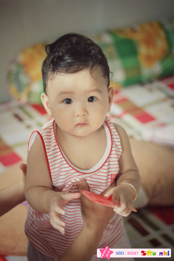 Nino tập làm mẫu tóc 