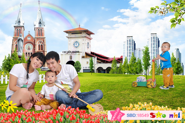 Gia Đình bé Huỳnh Thiện Ngôn